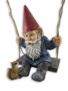 GNOME SWINGING WITH SQUIRREL