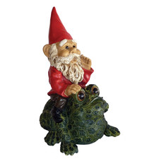 GNOME ON SITTING TOAD