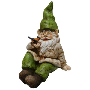 GNOME WITH A BIRD