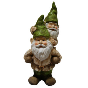TWO GNOMES PLAYING
