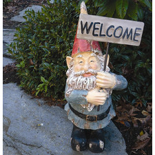 WELCOME SIGN GNOME
