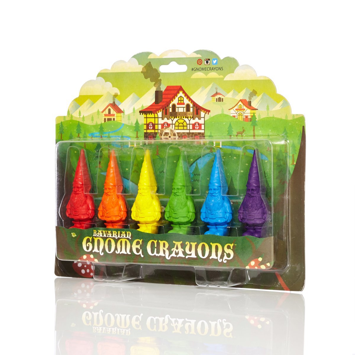 Gnome Crayons side view